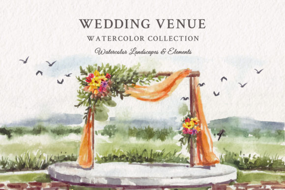 Bring Dreamy, Hand-Painted Scenery to Your Designs