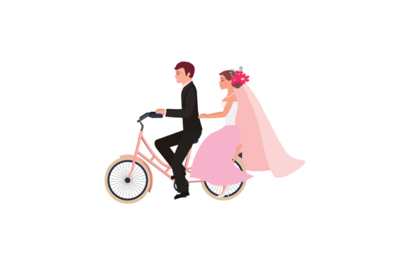 Capturing Romance: Using Wedding Couple Illustrations in Design
