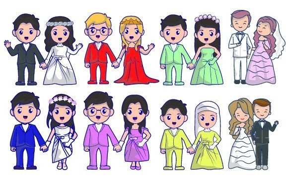 Celebrate Love with Versatile Wedding Cliparts