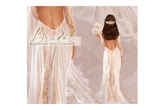 Designing Romance: Using Bride Clipart for Wedding Projects
