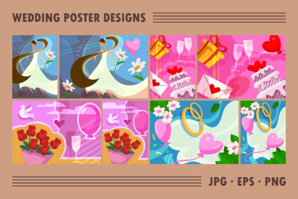 Designing the Perfect Wedding Announcement with This Poster Collection