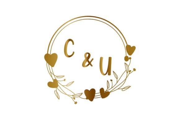Elegant Monogram Design for C & U: A Designer's Asset