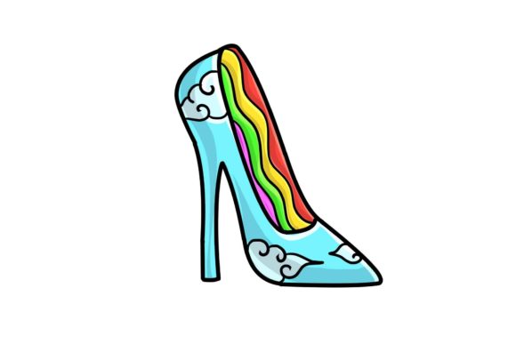 Enchanting Wedding Fantasy Heel Stickers for Dreamy Designs