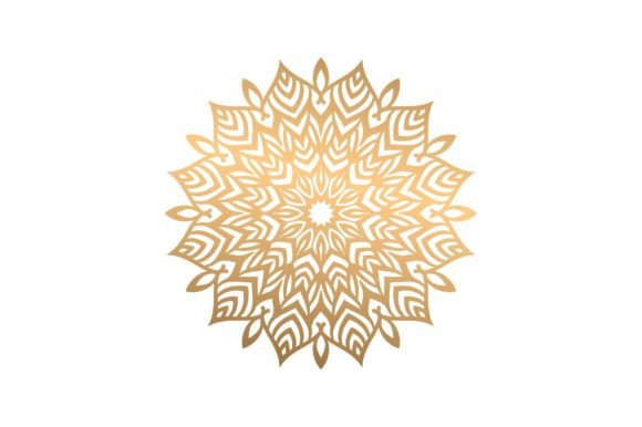 Luxury Mandala Design Wedding Invitation: A Gold Ornamental Vector Suite