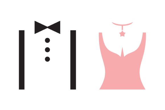 Wedding Couple Vector Icons: Essential Graphics for Nuptial Projects