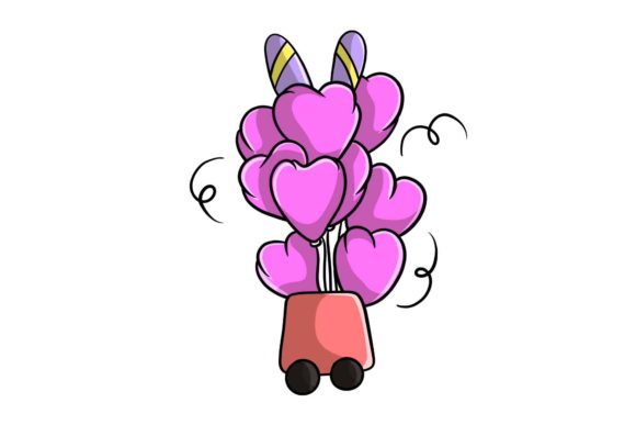 Wedding Heart Balloon Stickers: A Designer's Digital Toolkit