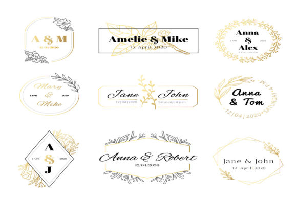 Wedding Invitation Labels: Crafting Elegant Design Assets